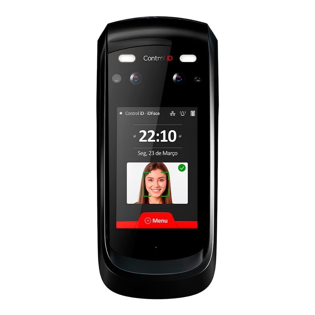 Relógio De Ponto Facial IDControl Cor Preto 110v/220v Magazine