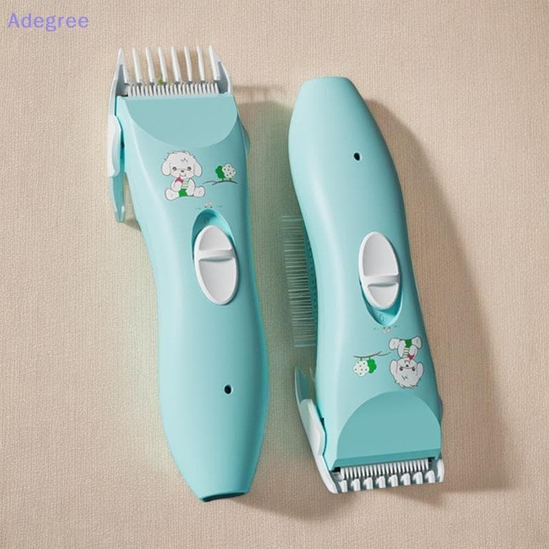 Adegree Cabelo Do Bebê Silencioso Barbear Novo Empurrador Elétrico E Óleo Lubrificante Fetal
