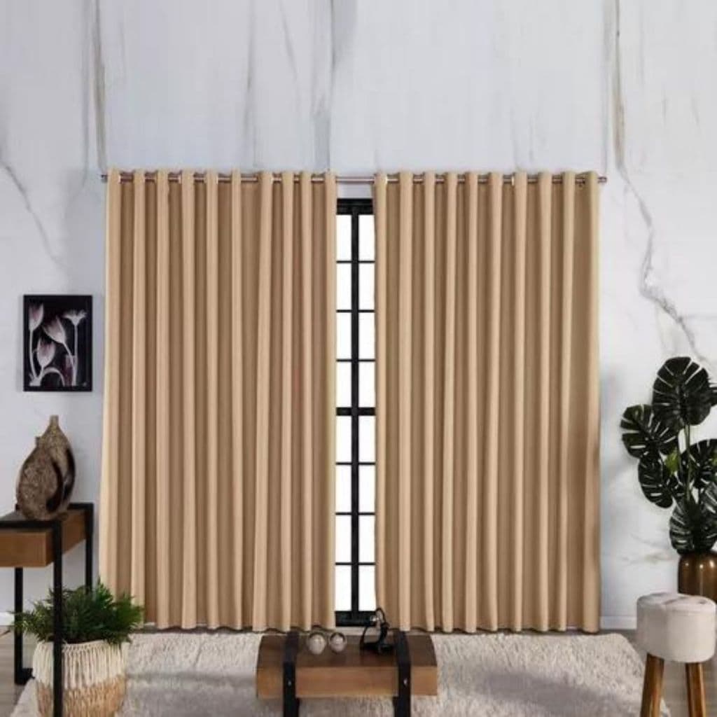 Cortina Tecido Blackout 2,60 x 2,30 Tecido Bloqueia Macio e Resistente Luxo