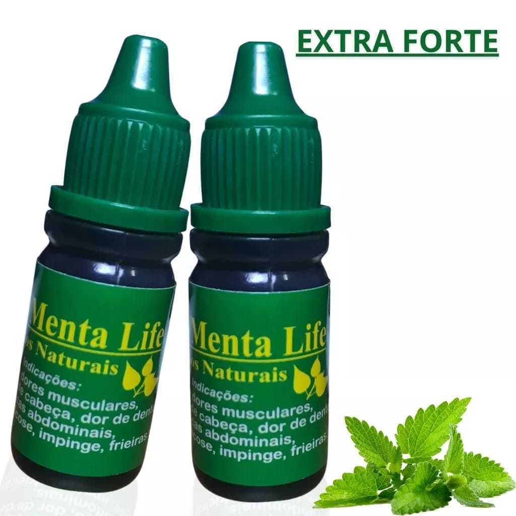 Kit Com 6 Unidades Óleo de Menta Life Extra Frote 10ml - Original