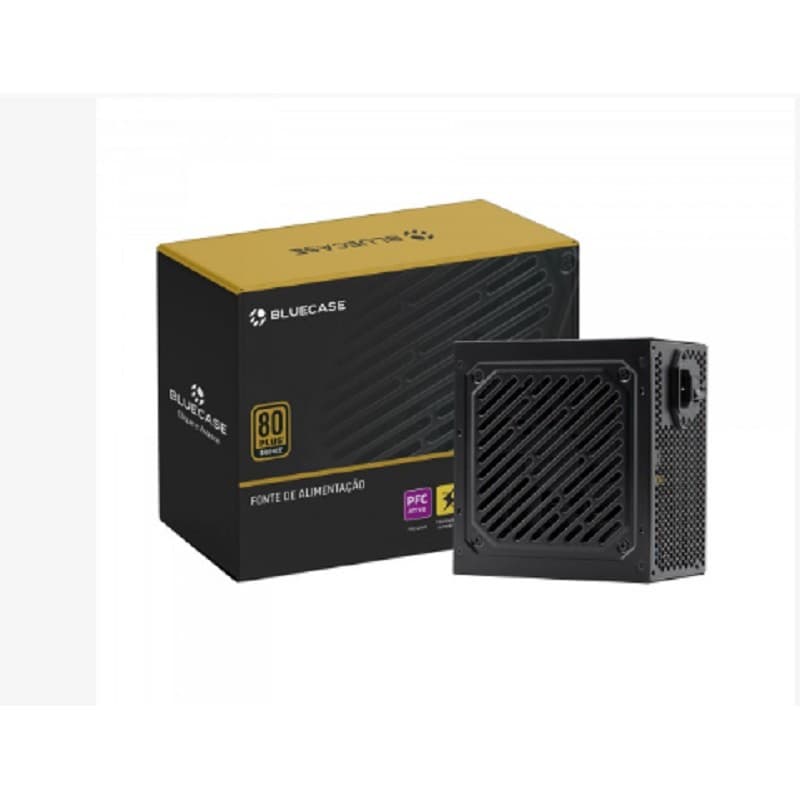 Fonte Atx 650w Bluecase RGB650W 80 Plus Bronze Preto