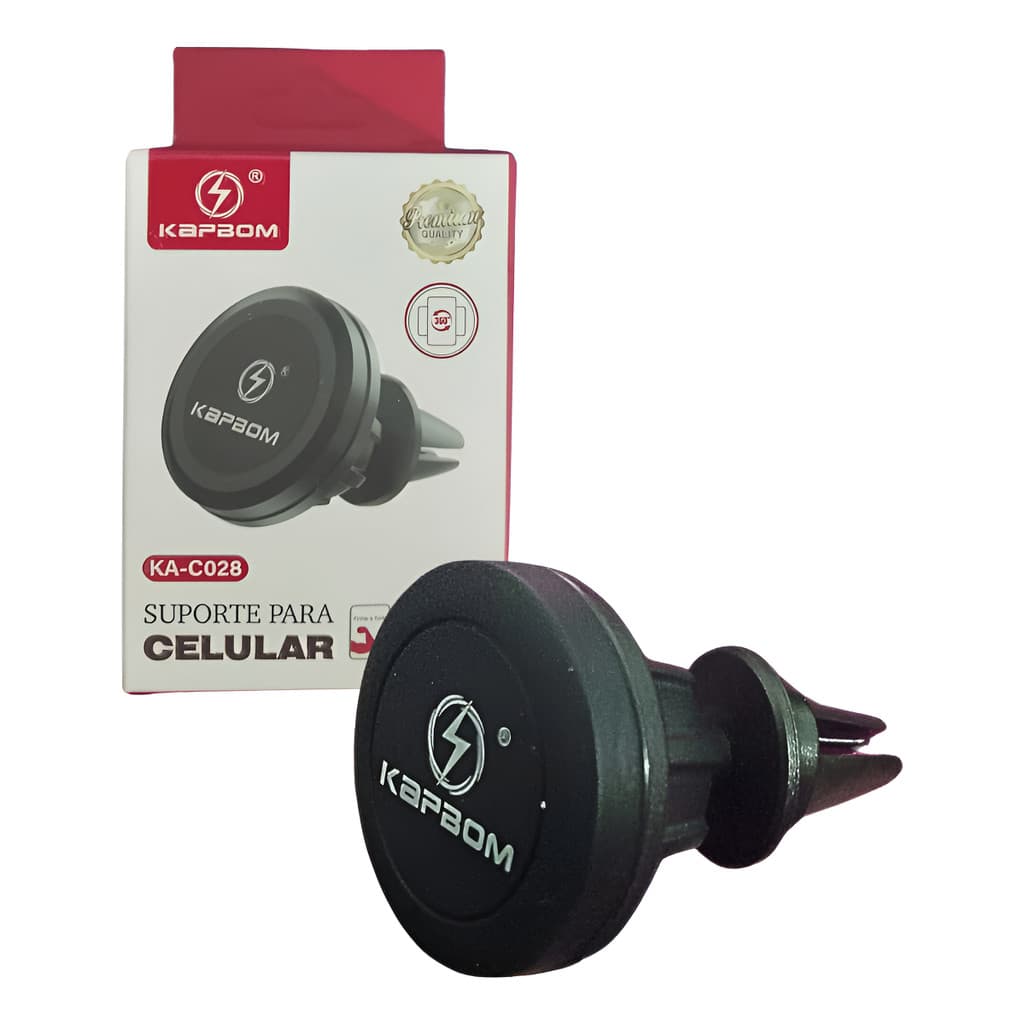 Suporte Veicular Universal Para Celular Com Imã Magnético E