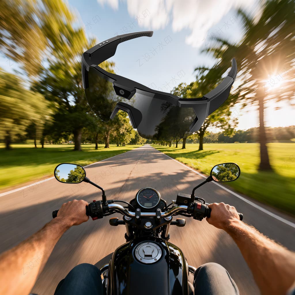 [Óculos inteligentes para ciclismo ao ar livre] Novo estilo de óculos de sol Câmera DV Esportes / Fotografia / Câmera /