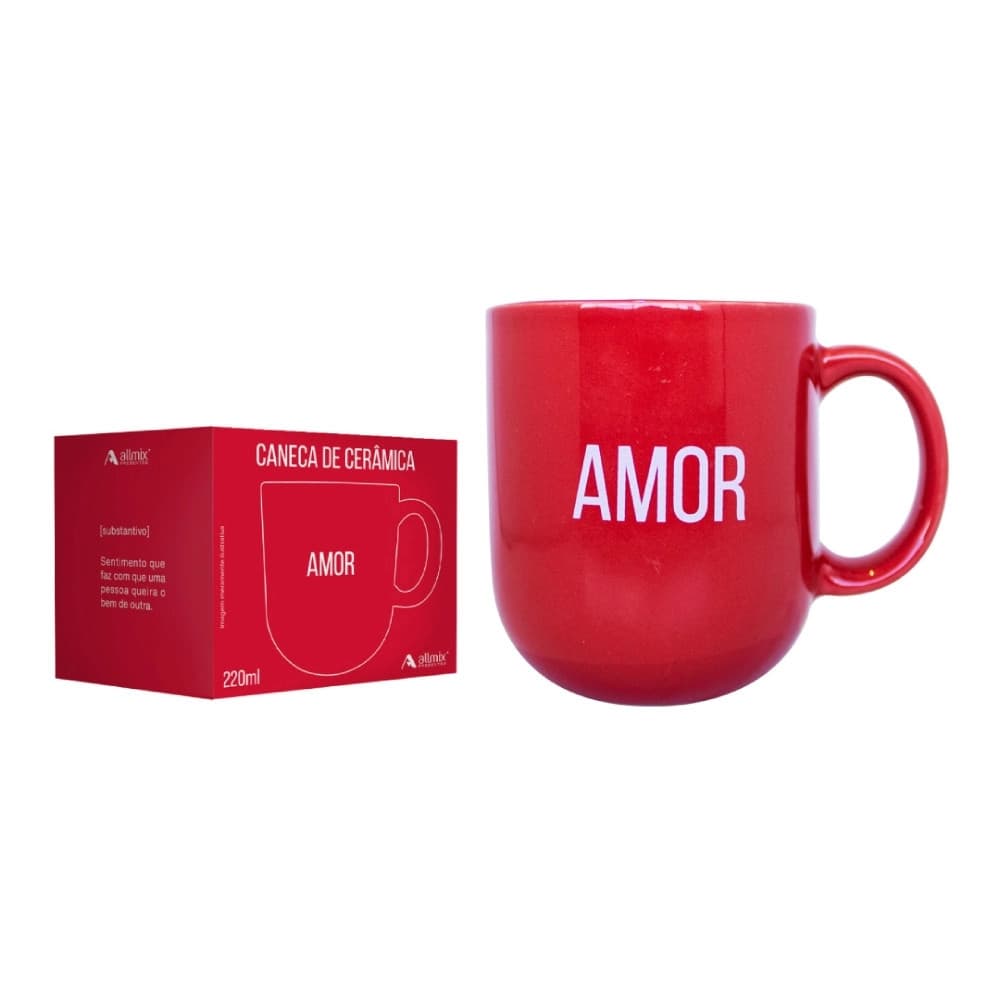 Caneca Cerâmica Café Lembrancinha Presente Decoração 220ml