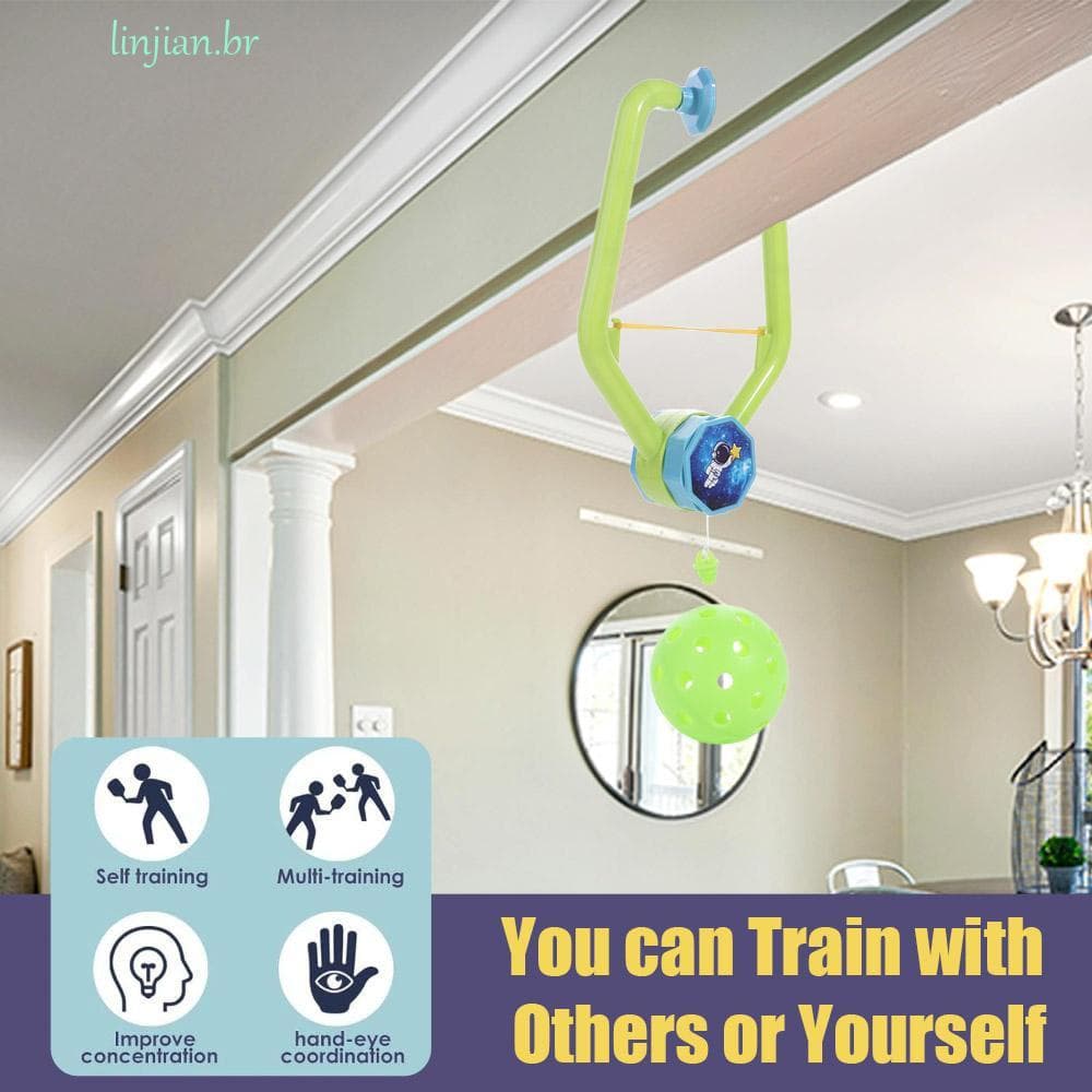 Jogo LINJIAN Door Pong , Jogos De Pickleball Com Porta ABS Ajustável , Treinador Contínuo
