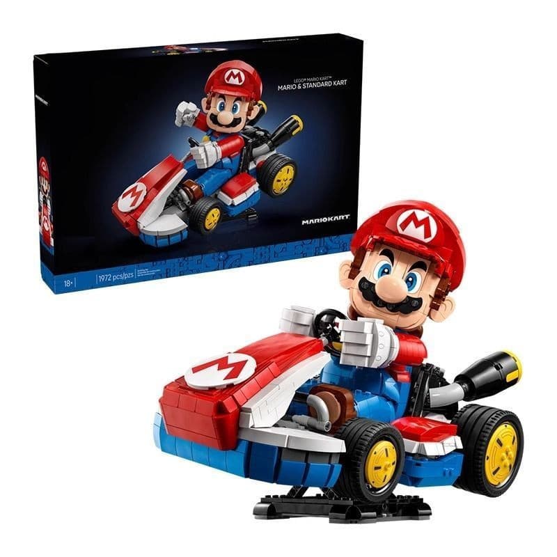Pronto Estoque Prosperityus1972 PCS Compatível Super Series Kart Blocos De Construção Montagem Brinquedo Presente