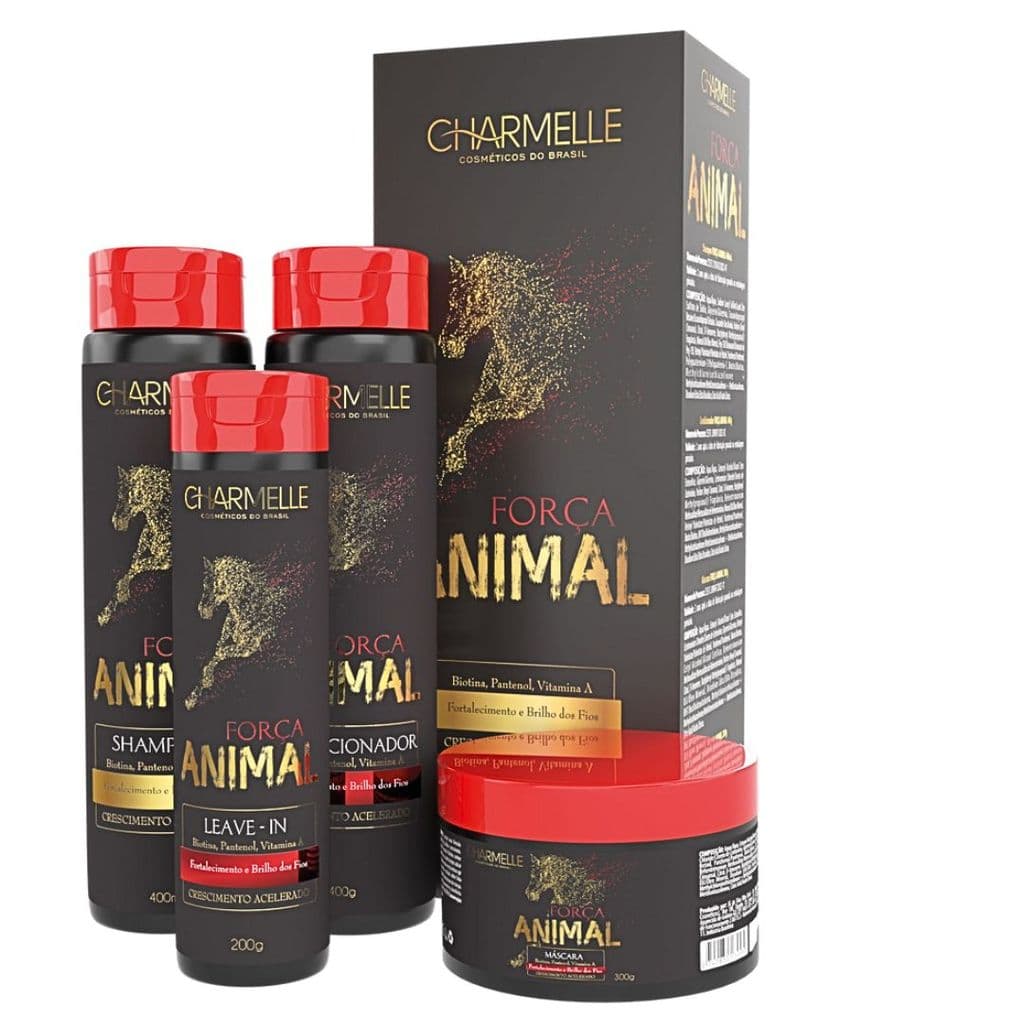 Charmelle Força Animal Kit Crescimento E Fortalecimento Capilar