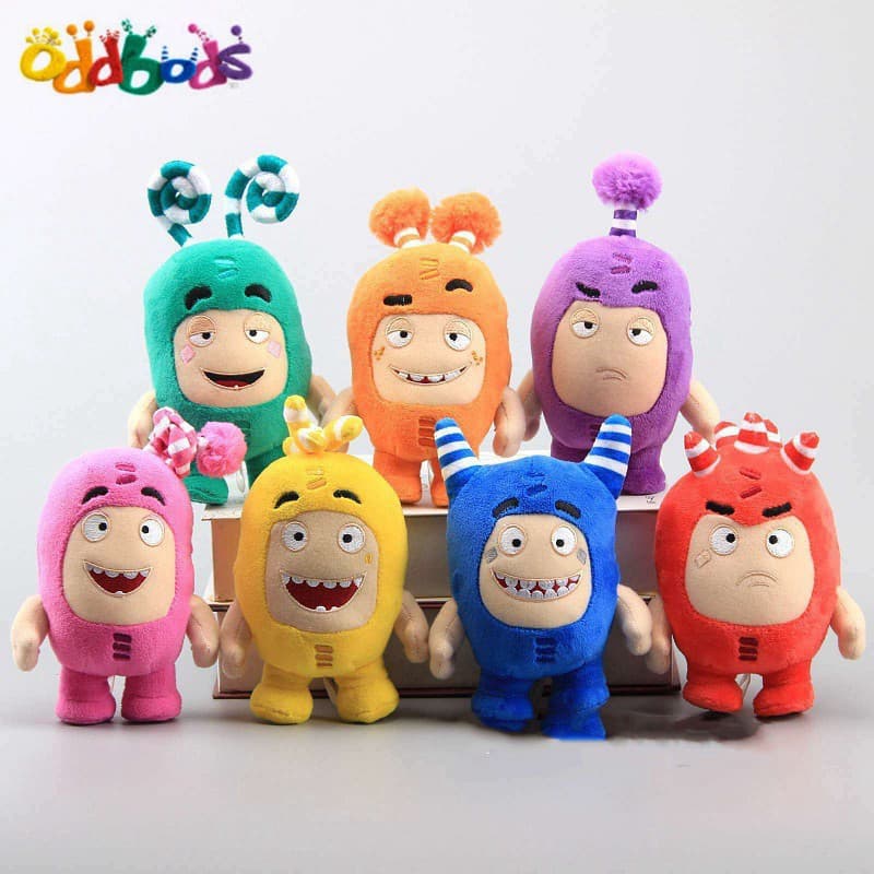 Brinquedo de Pelúcia Oddbods Macio e Confortável Brinquedo de Pelúcia Novo Especial Bubble Pogo Zhejev Fuse Pelúcia Lisa