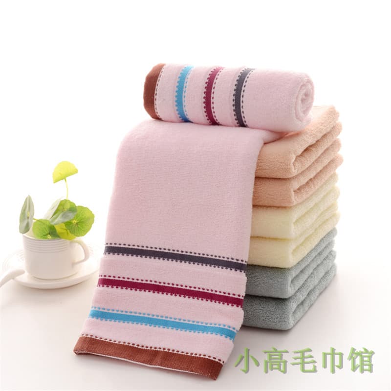 Toalha de banho para lavagem facial Toalha de algodão Toalha de algodão puro Algodão puro Espessado Absorve água Sem fia