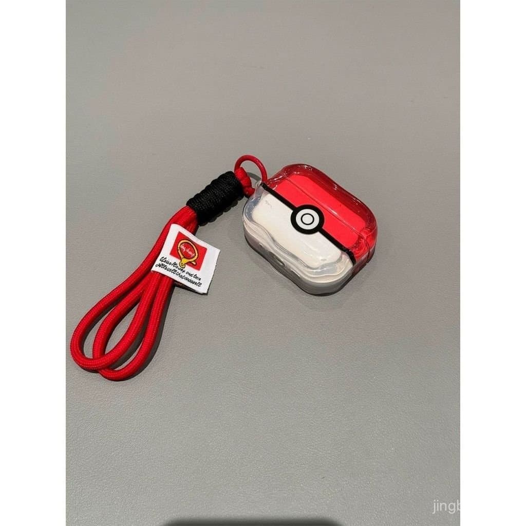 Capa protetora Pokémon Poké Ball para AirPods 4, capa para fones de ouvido Bluetooth AirPods Pro de 3ª geração, 2ª geraç