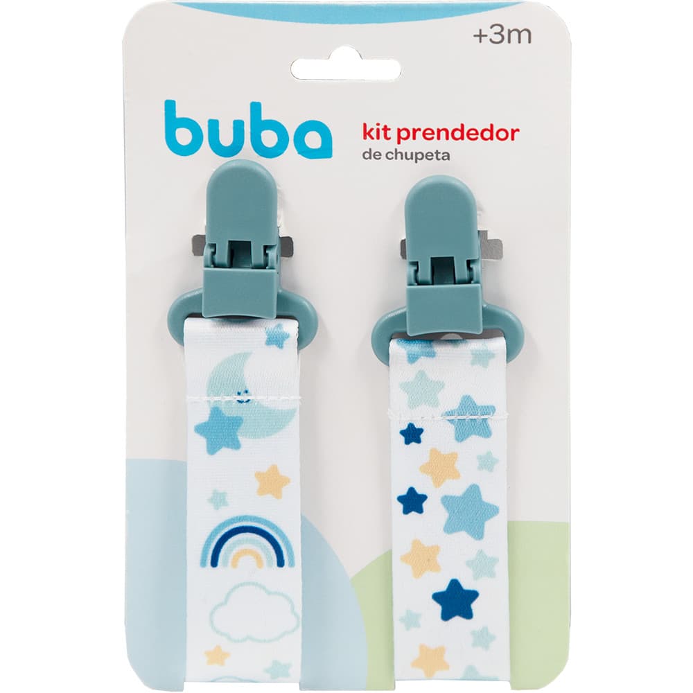 Kit 2 Prendedores de Chupeta coala - Original Com Clip Trava Prendedor de Bico Bebê Buba- kit prendedor