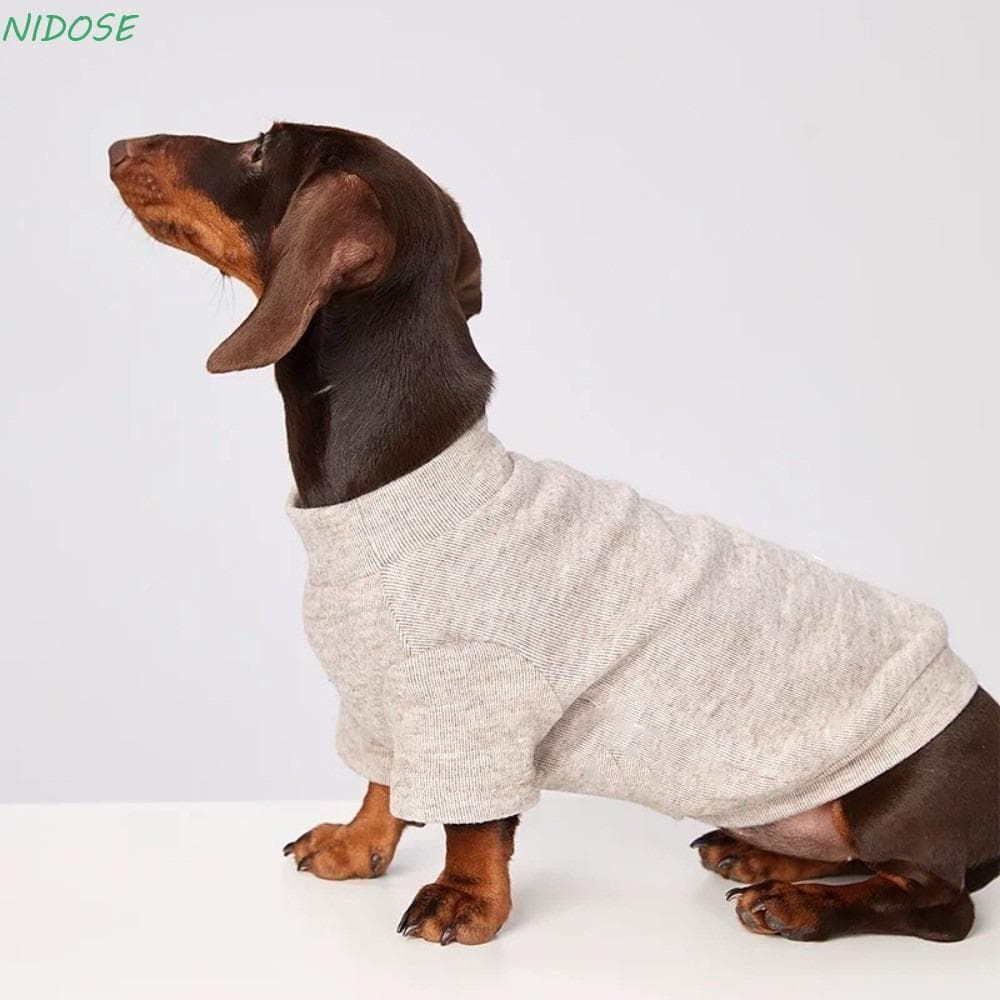 Camiseta Para Cães NIDOSE , Dachshund Mantêm Suéter Quente De Inverno , Roupas De Cachorro Com Textura Confortável