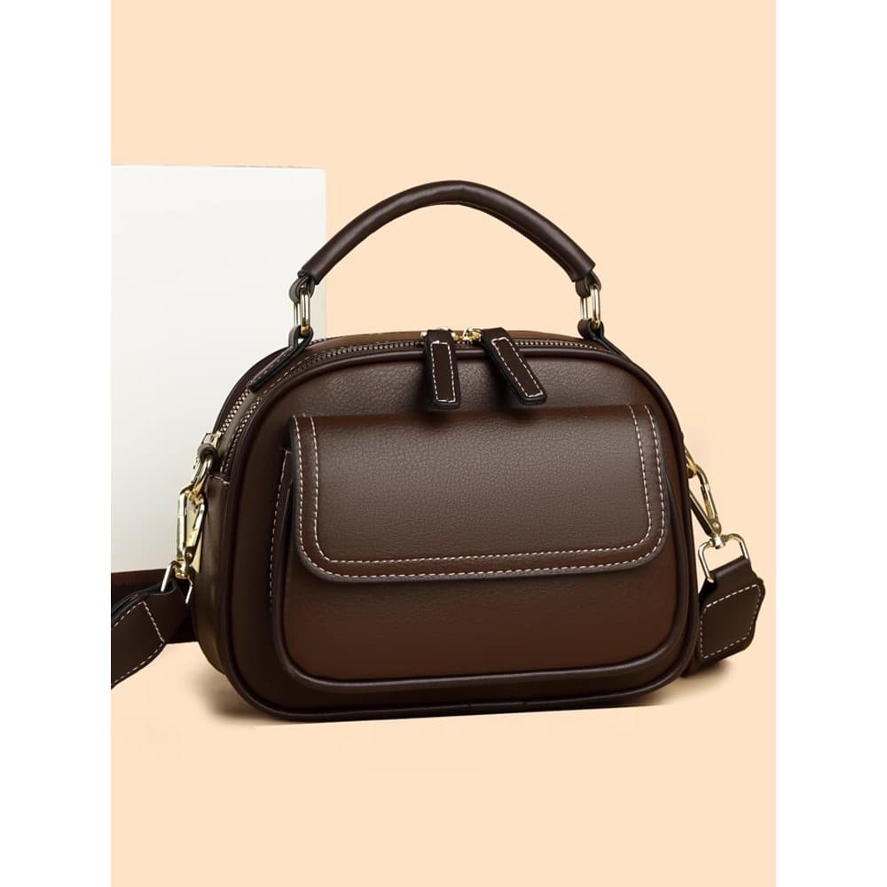 High-End sentimento portátil mensageiro pequeno saco feminino 2025 primavera novo estilo Retro moda mãe de meia-idade bo