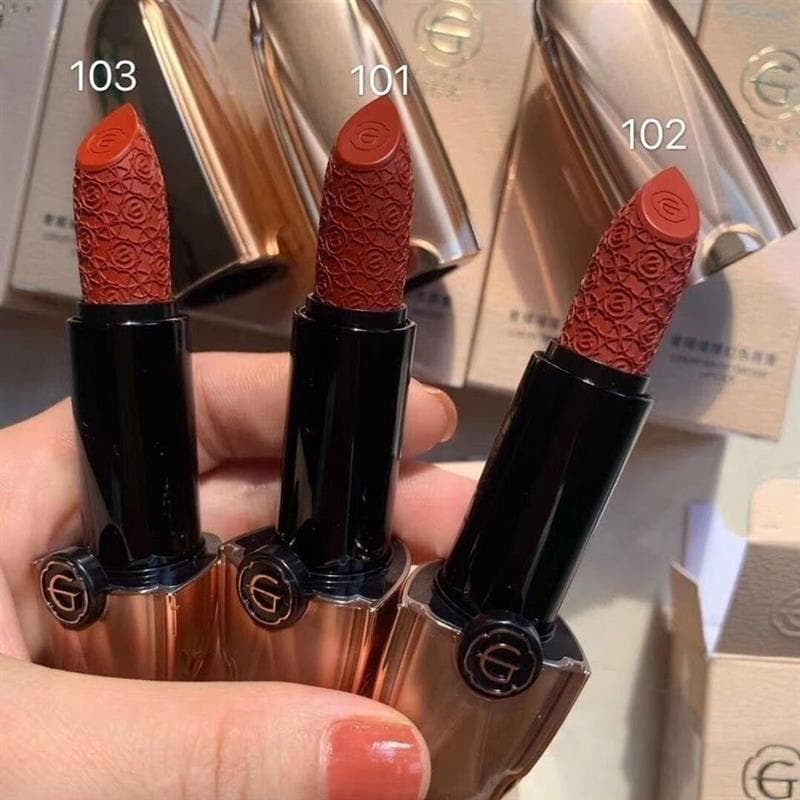 Genuíno Ji Cunxi Luxo Brilhante Cor Mágica Novo Produto Batom Batom Hidratante Fácil de Colorir Não Tira Maquiagem Luar