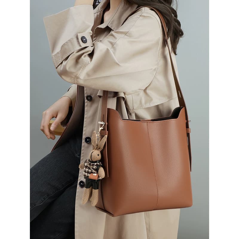 Bolsa feminina Commuter 2026 saco novo estilo sacola moda All-Match balde saco de ombro Diagonal saco grande