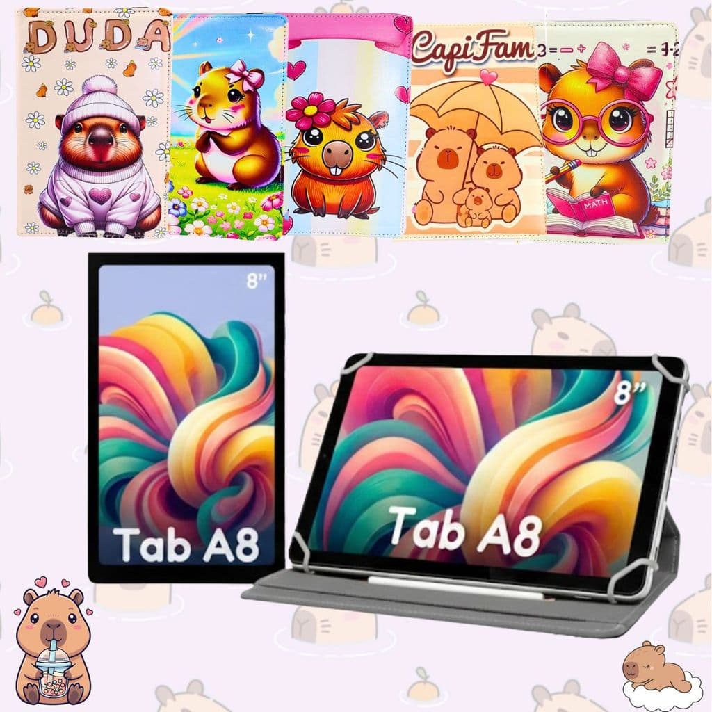 Capa Pasta Infanti Para Tablet Galaxy Tab A8 T290 T295 8 Pol