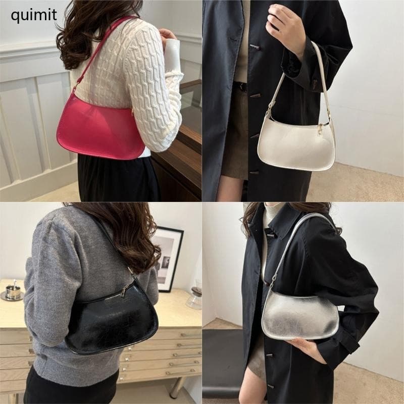 Bolsa Ombro Retrô Elegante QUIM Para , Nas Axilas Festas Compras