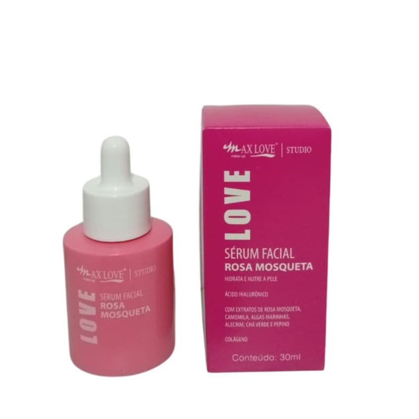 Sérum Facial Rosa Mosqueta Max Love, Uso Diario Perfeito