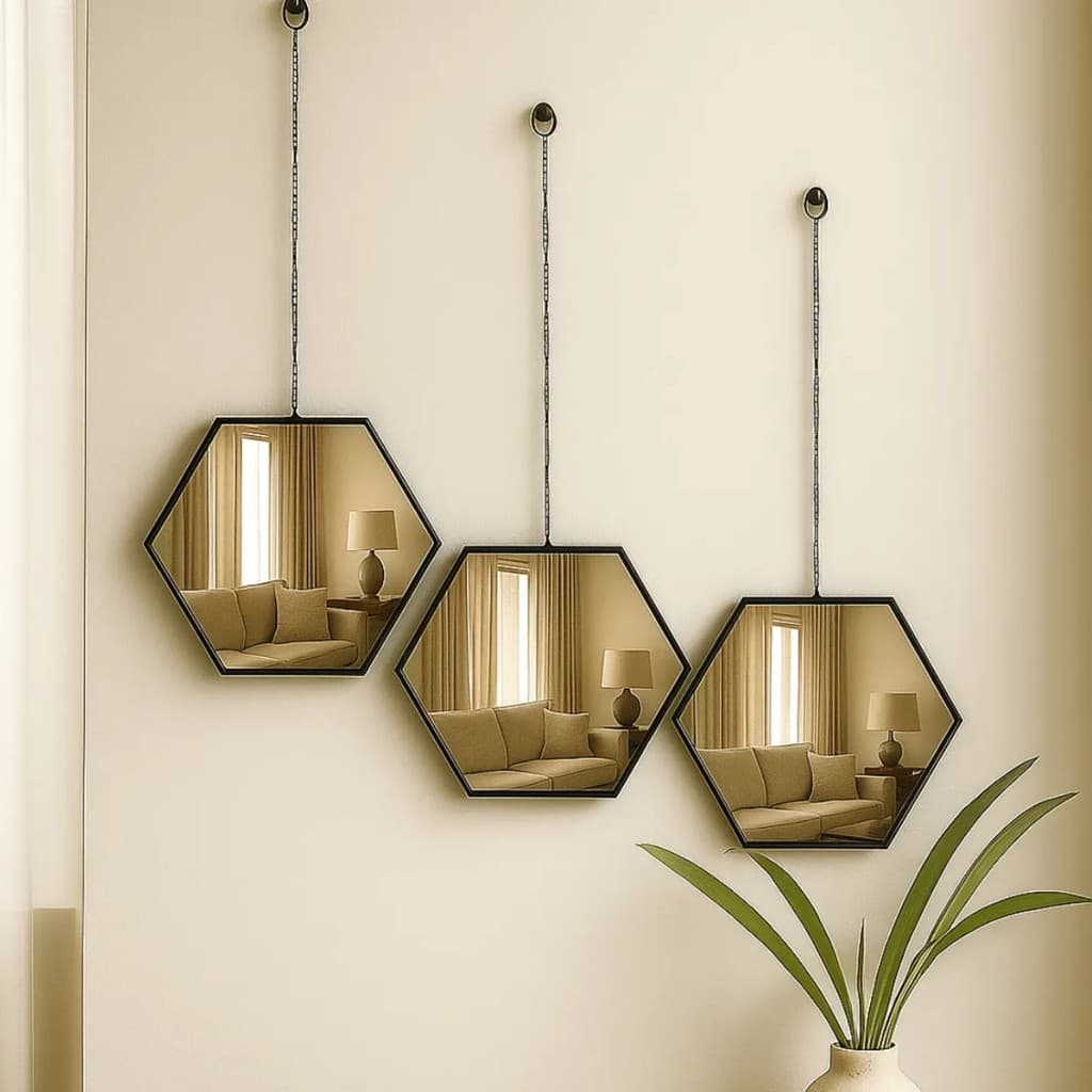 Kit Com 2,4,ou 6 Espelho Decorativo Parede Modelos