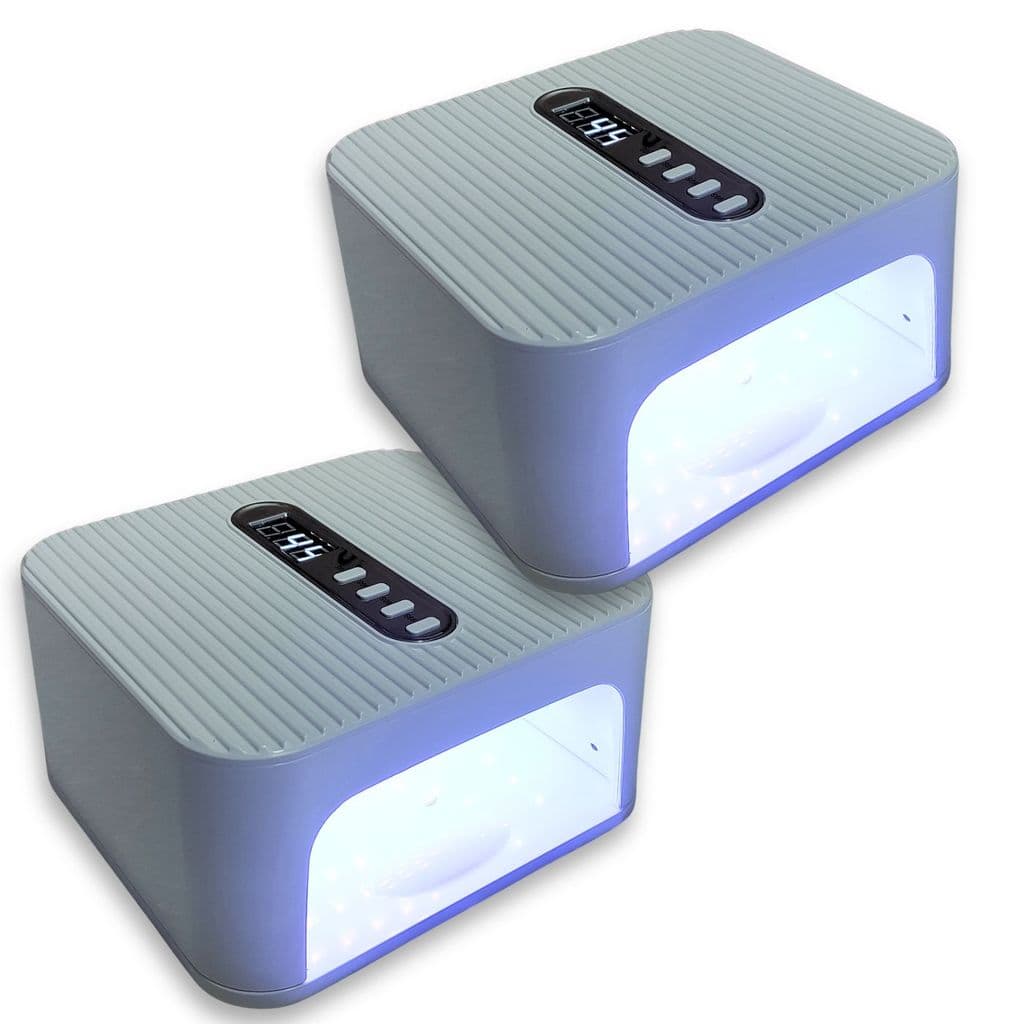 Kit 2x Duas Cabines SUN BT-19 288W Profissional P/ Unhas Gel Sensor e Temporizador Digital
