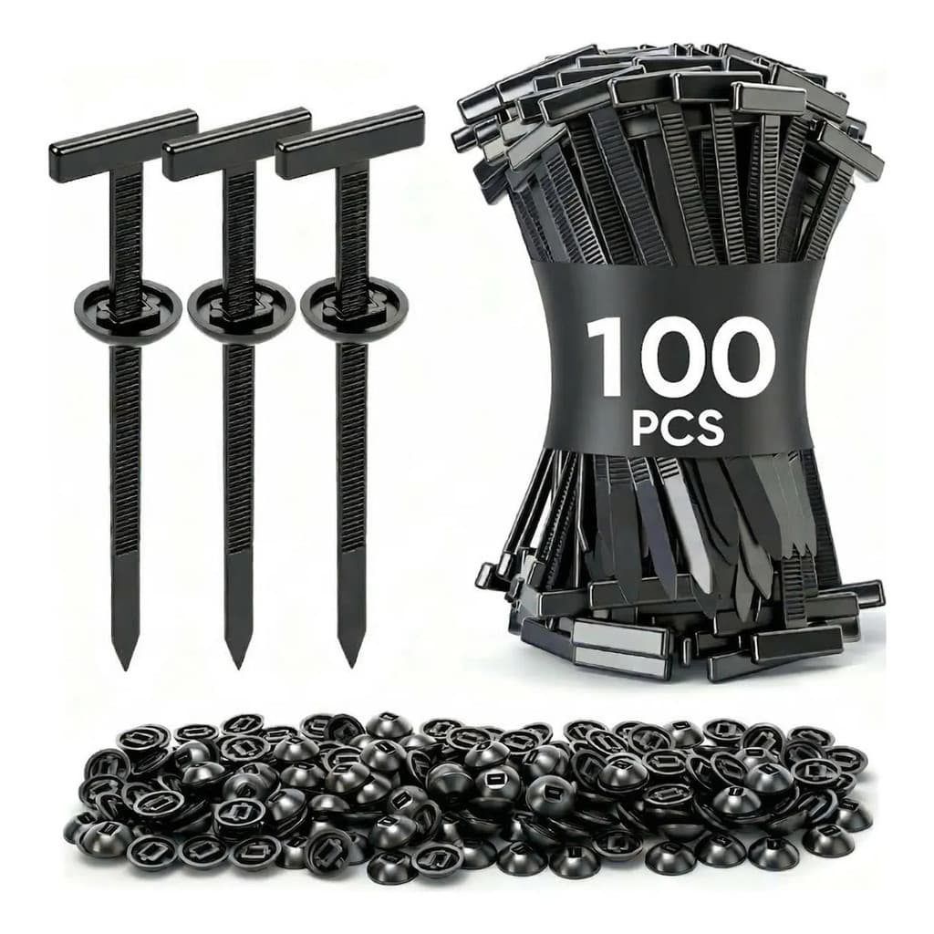 Kit 100 Fivela De Fita Plástica Universal Nylon Abraçadeiras