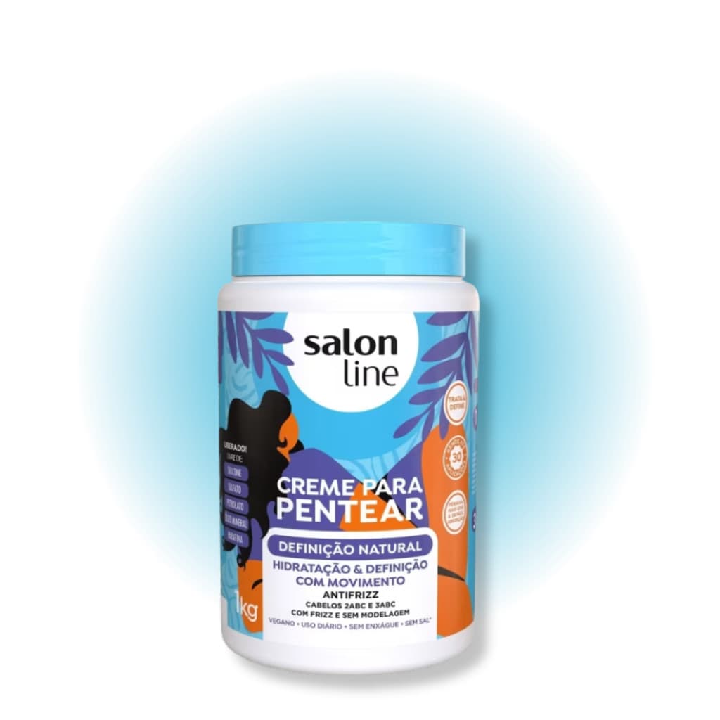 Creme Pentear Salon Line Definição Natural Liberado Hidratação 1Kg