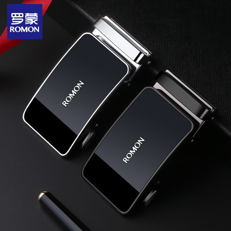 Lomon cinto masculino cabeça fivela de cinto fivela automática cabeça cinto perfurado cabeça clipe calças cinto cabeça p