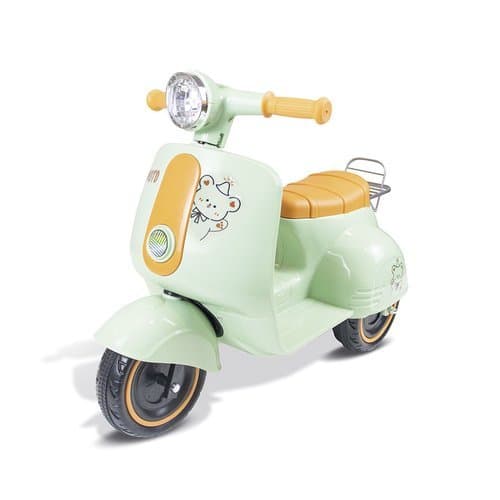 Moto Elétrica Infantil 6V, Duas Rodas, Direção Estável, Acelerador Rápido Reverso, Bateria recarregável, Luzes de Led...