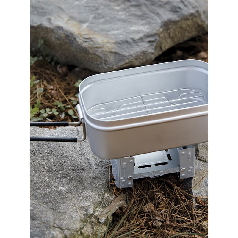 Mountainhiker mountainhiker liga de alumínio lancheira acampamento aquecimento cozinhar portátil acampamento ao ar livre