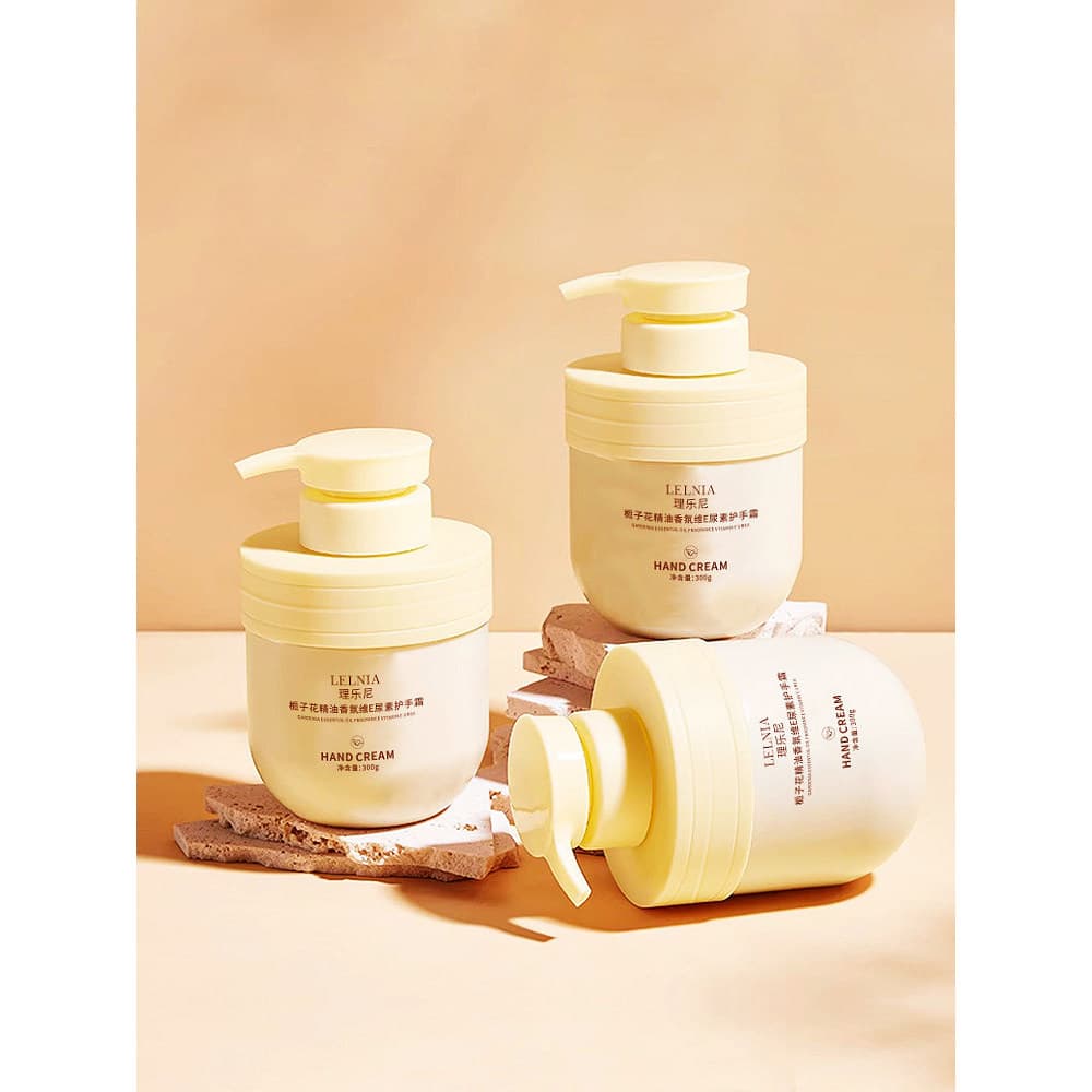 Gardenia óleo essencial creme para as mãos das mulheres dos homens outono inverno hidratante hidratante hidratante ilumi