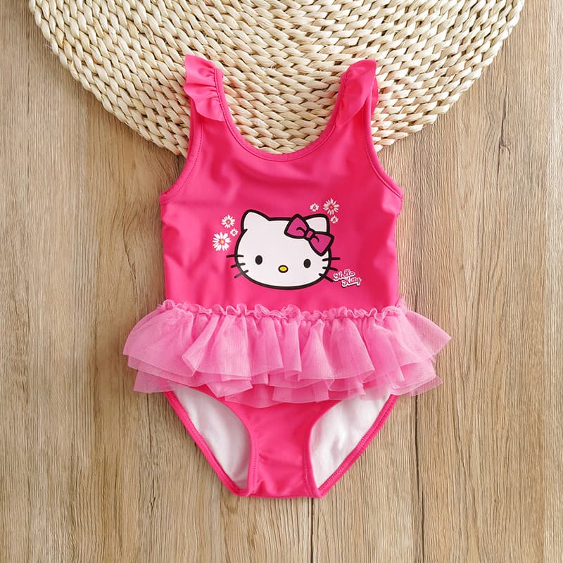 Crianças crianças maiô bonito doce menina princesa infantil criança bebê saia primavera quente de secagem rápida maiô de