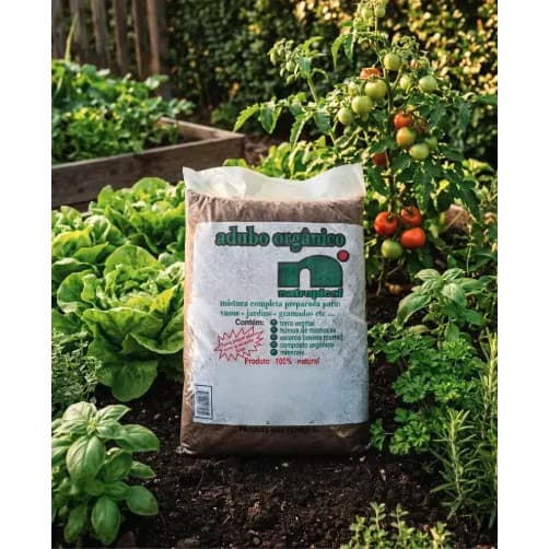 Adubo Orgânico Húmus De Minhocas Esterco Minerais Terra 5kg ou 10kg