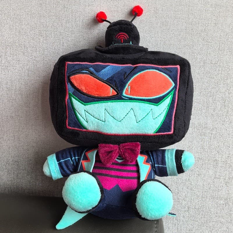 Novo hazbin hotel Mal Chefe Periférico Boneca Presente Inferno Inn Palhaço Brinquedo De Pelúcia