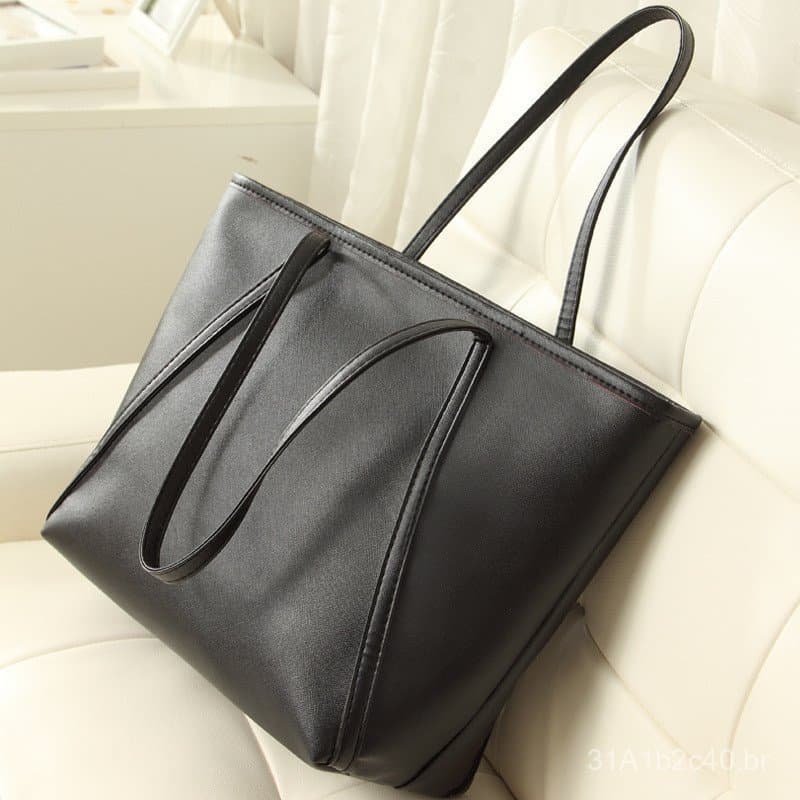 Bolsa feminina com design criativo, bolsa de ombro grande e moderna em estilo europeu e americano, bolsa vintage simples