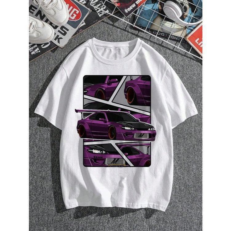 Camiseta carro De Algodão Unissex Estampada 100% algodão
