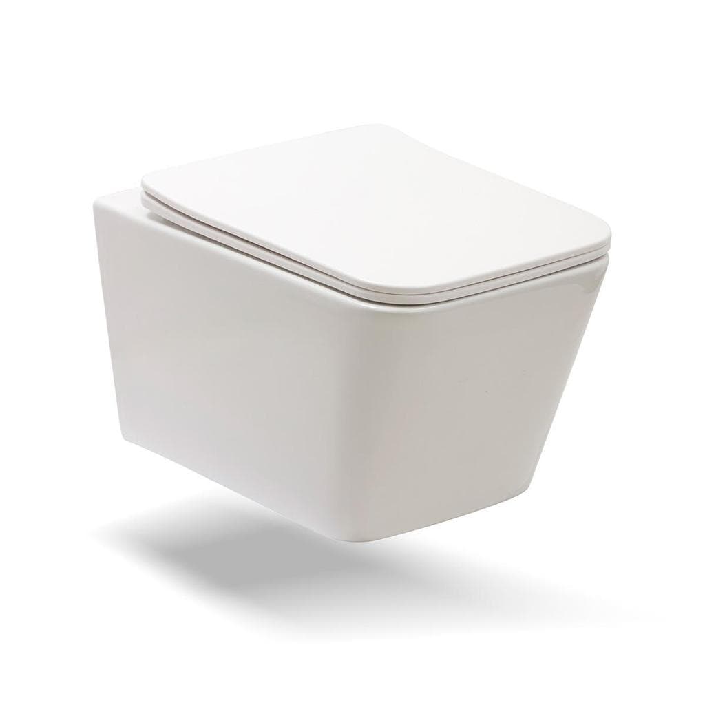 Vaso Sanitário Suspenso Saída Horizontal Esmeralda Pingoo - Branco