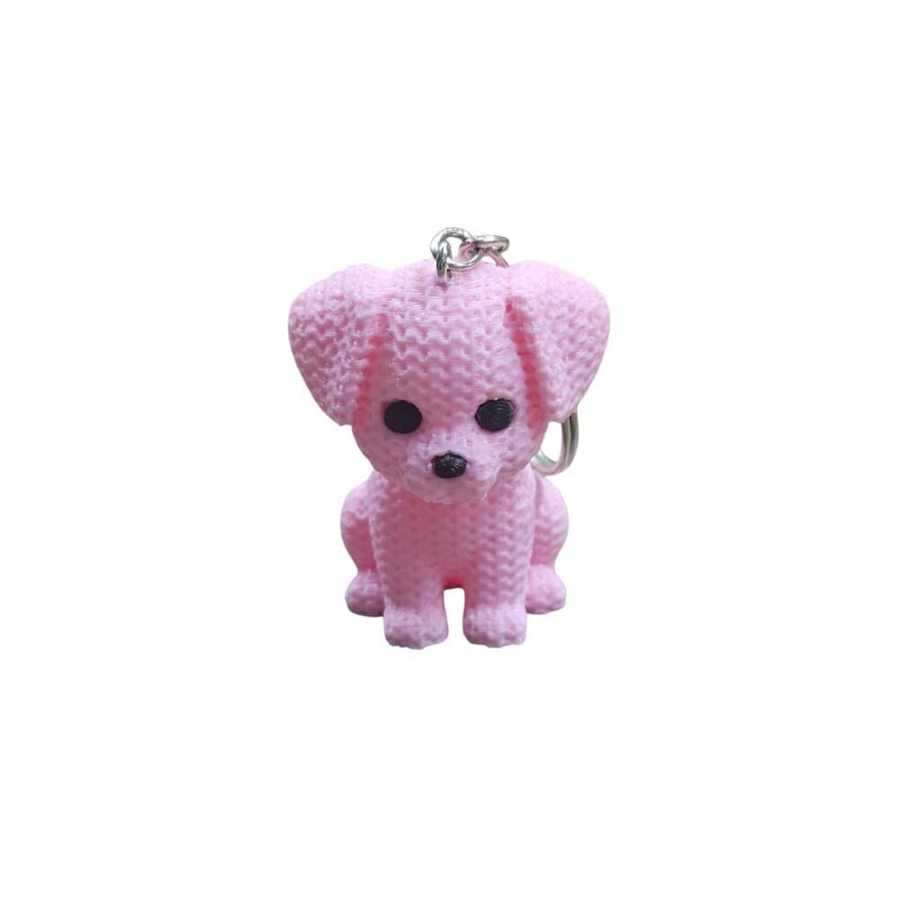 Chaveiro Cachorrinho Rosa 3D – Dog Candy Pink - Pet Cute
