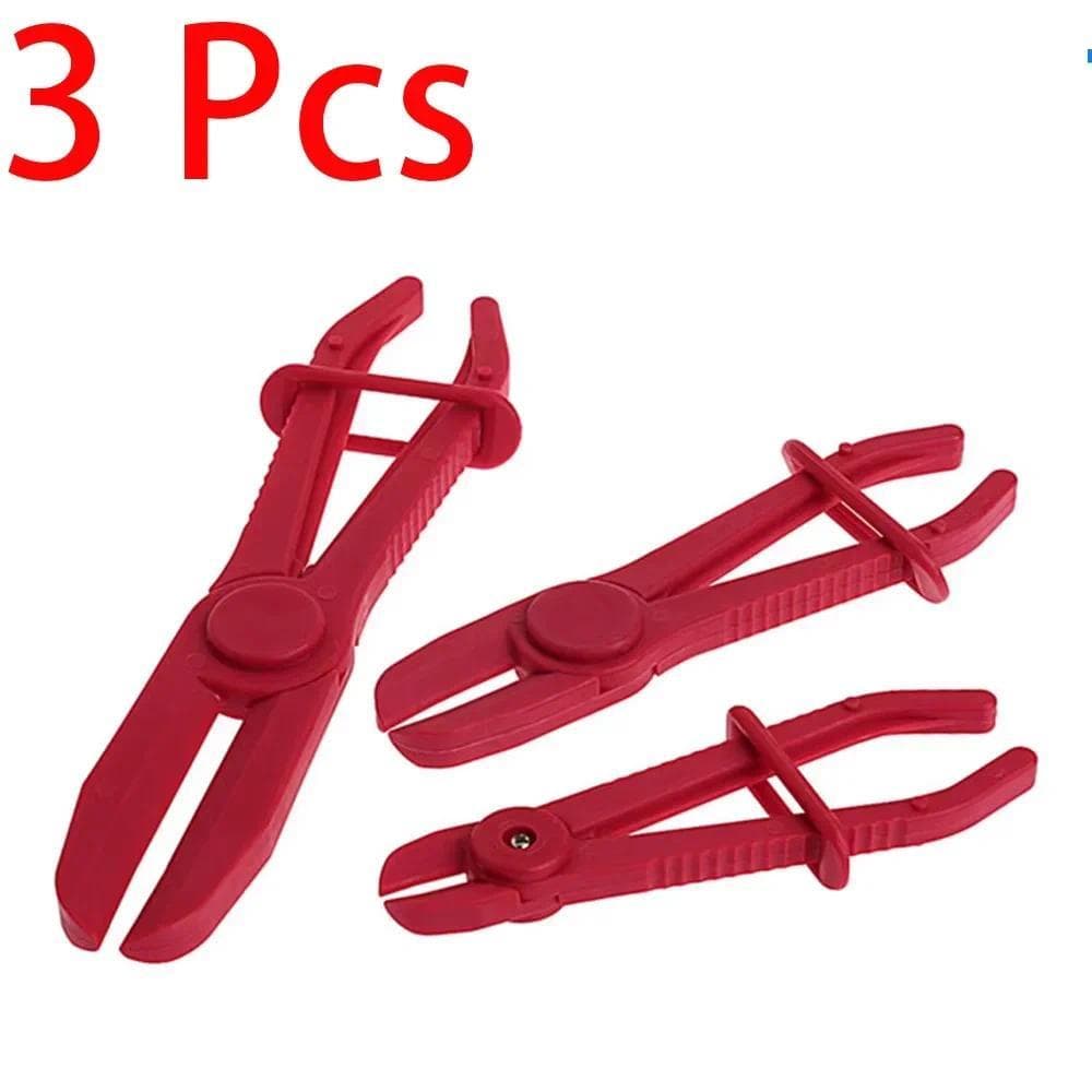 3 Pçs/Set Tubo De Mangueira Alicate Ferramenta Freio Combustível Linha Água Braçadeira Para Reparo Do Carro Remoção Mão