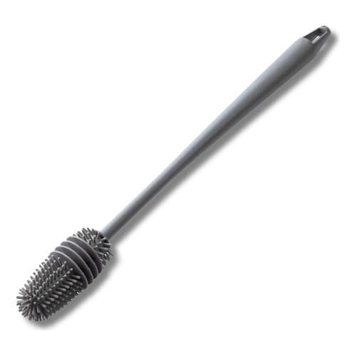 2 Escovas Lava Copo Garrafa Mamadeira Taças Ponta Silicone