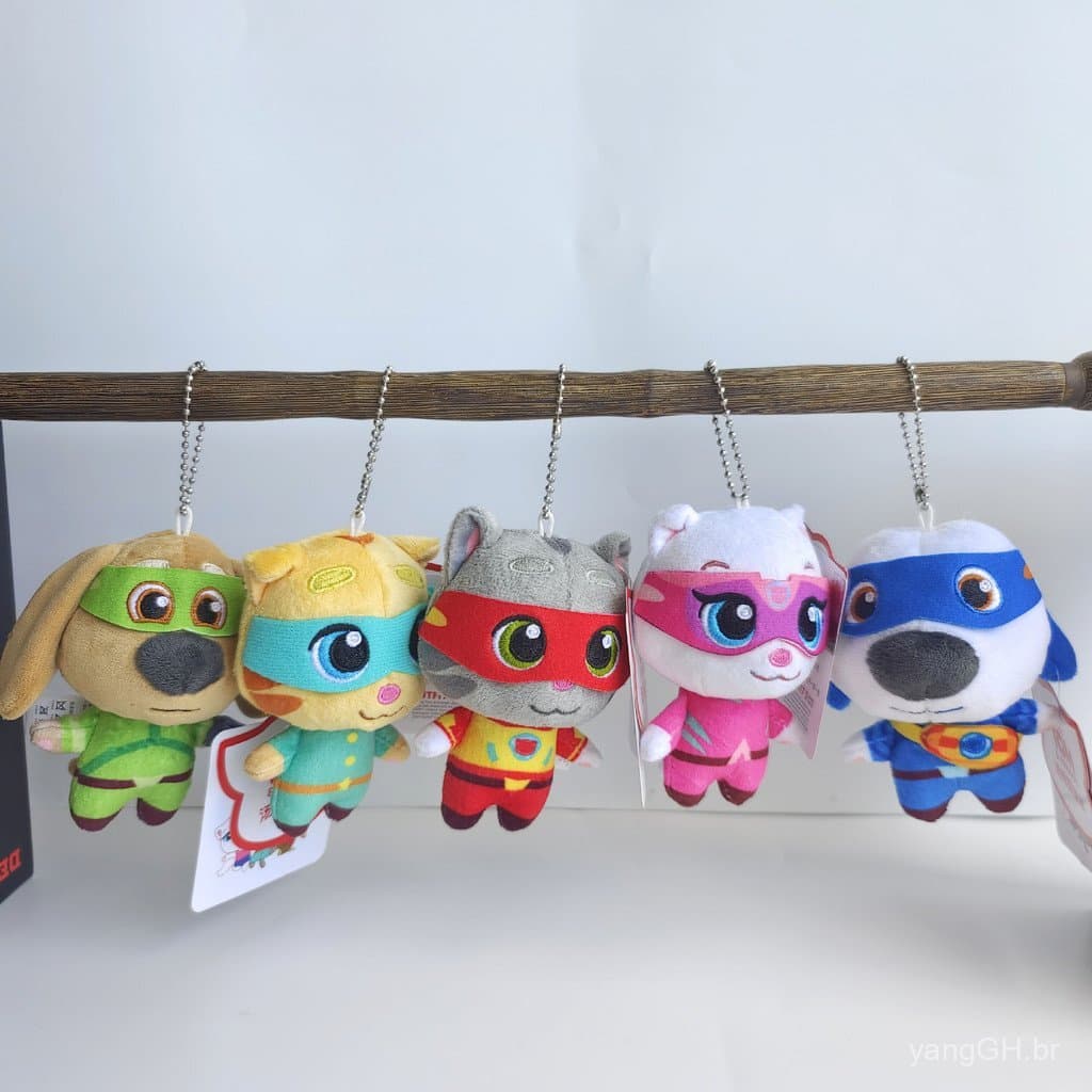 Tom Cat, Boneco de Pelúcia, Chaveiro, Decoração de Pendente para Mochilas e Bolsas