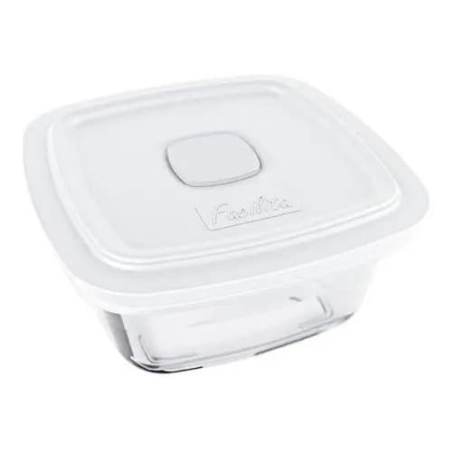 Pote Hermético Vidro Marinex 500ml Tampa Plástica Micro-ondas Nadir