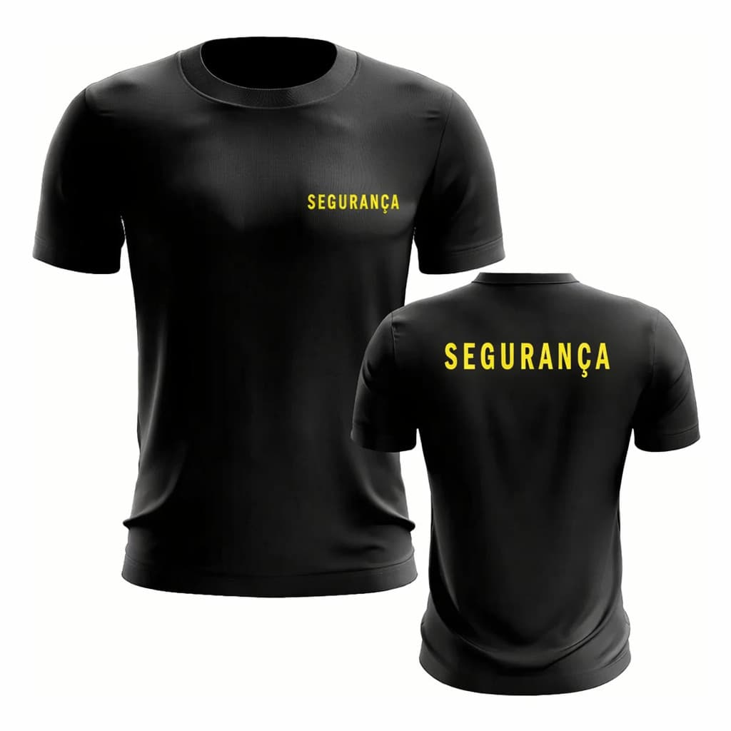 Camiseta Unissex Uniforme Segurança Privada Dryfit Policia