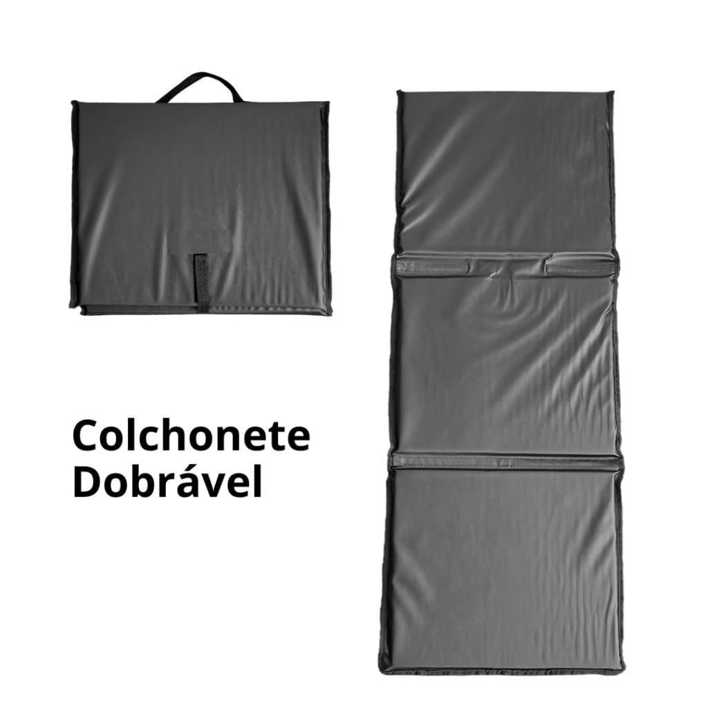 Colchonete Dobravel Treinos Academias Alongamento - Yoga - Pilates - Ginástica - Meditação