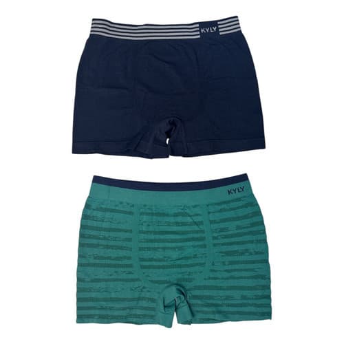 Kit 2 Cueca Boxer Infantojuvenil Sem Costura Kyly