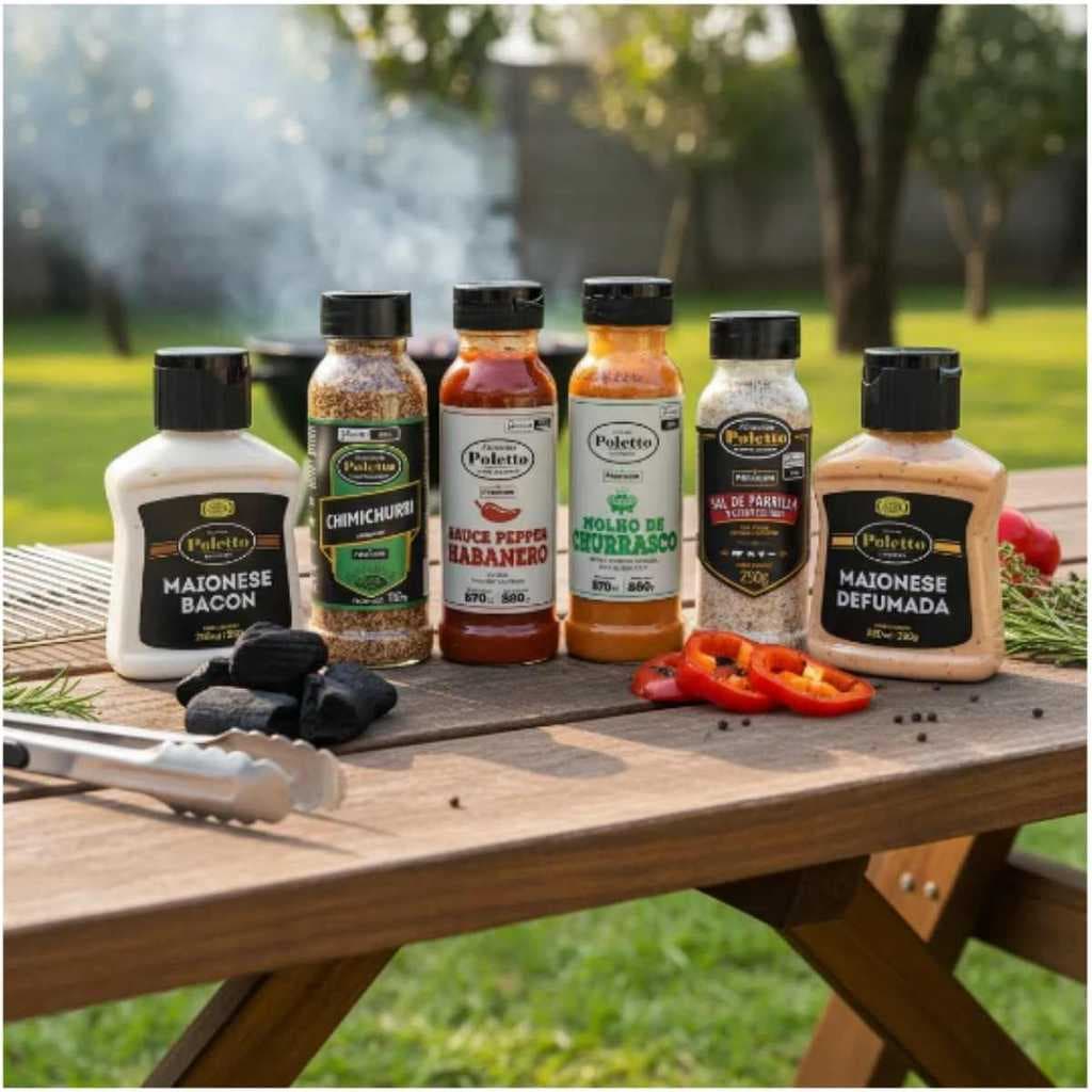 Kit Molhos E Maioneses Churrasco Perfeito