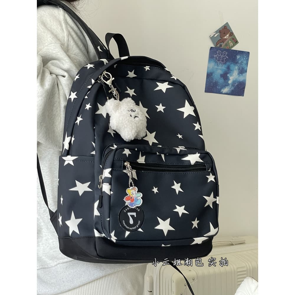 Mochila feminina júnior estudantes do ensino médio grande capacidade All-Match pequeno fresco Graffiti nicho Design Orig