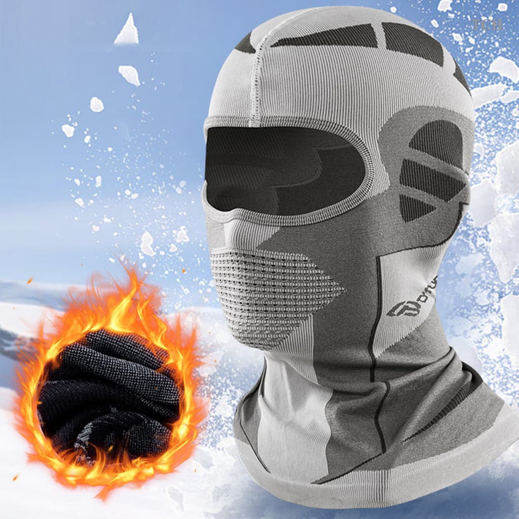 TCH 1PC Homens Mulheres À Prova De Inverno Térmico Máscara Facial Completa Ciclismo Balaclava Cachecol Esportes Chapéu D