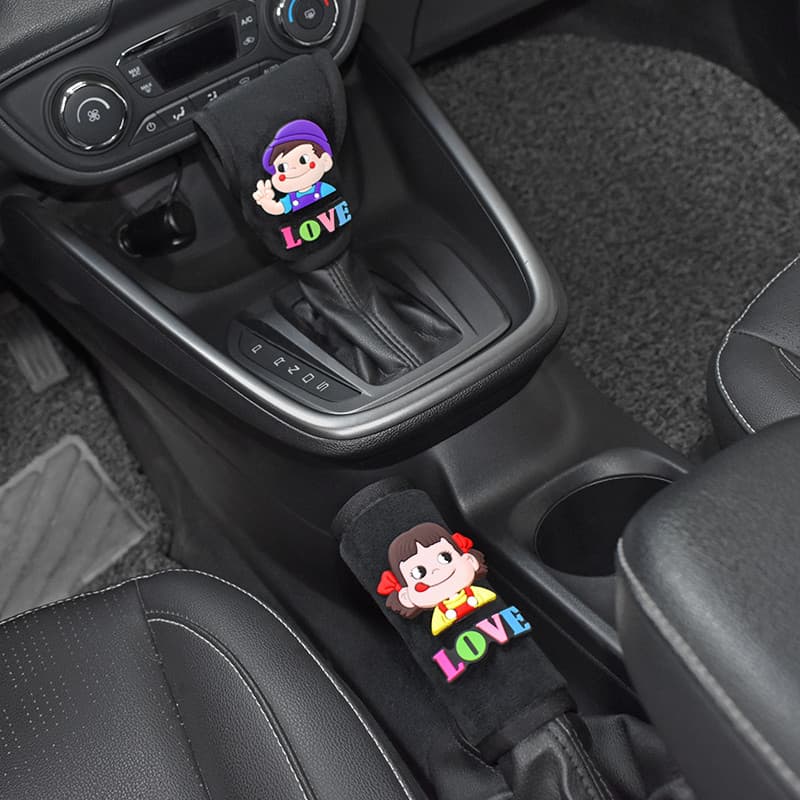 Capa de engrenagem do carro dos desenhos animados bonito capa de engrenagem Manual automático alavanca de engrenagem cap