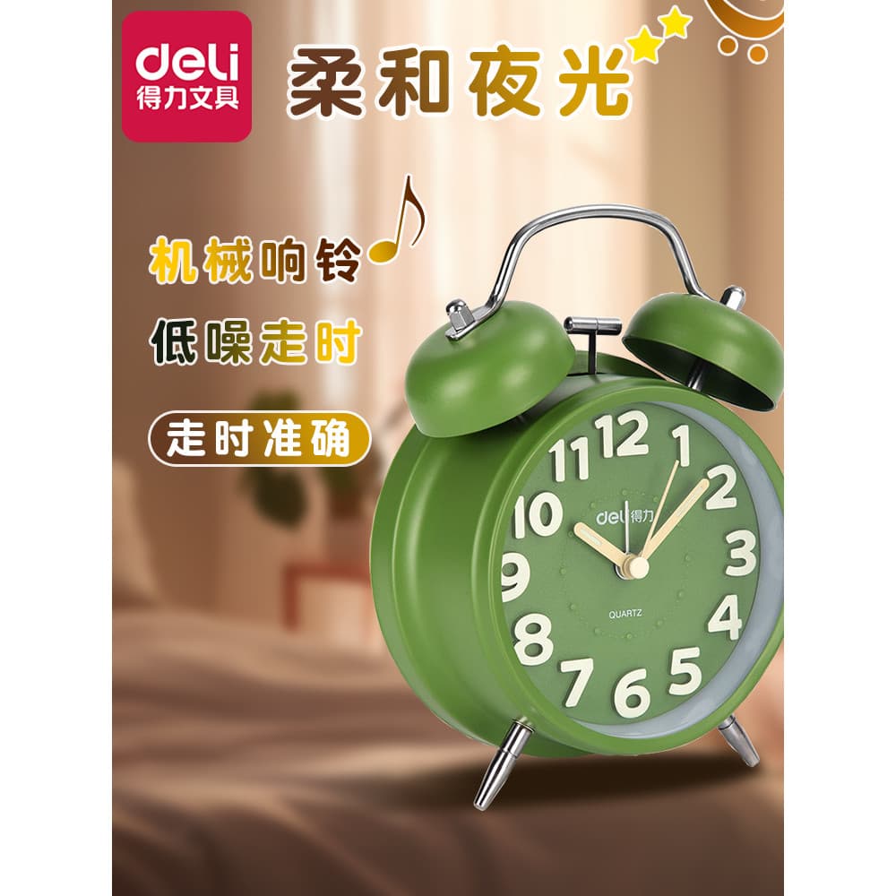 Poderoso despertador mecânico sino acordar ferramenta útil elétrico Retro 2025 novo estilo meninos meninas relógio de al