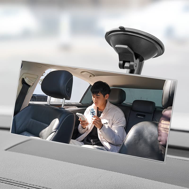 Espelho retrovisor do carro grande vista ventosa tipo espelho auxiliar de visão traseira do carro 360 graus Interior esp